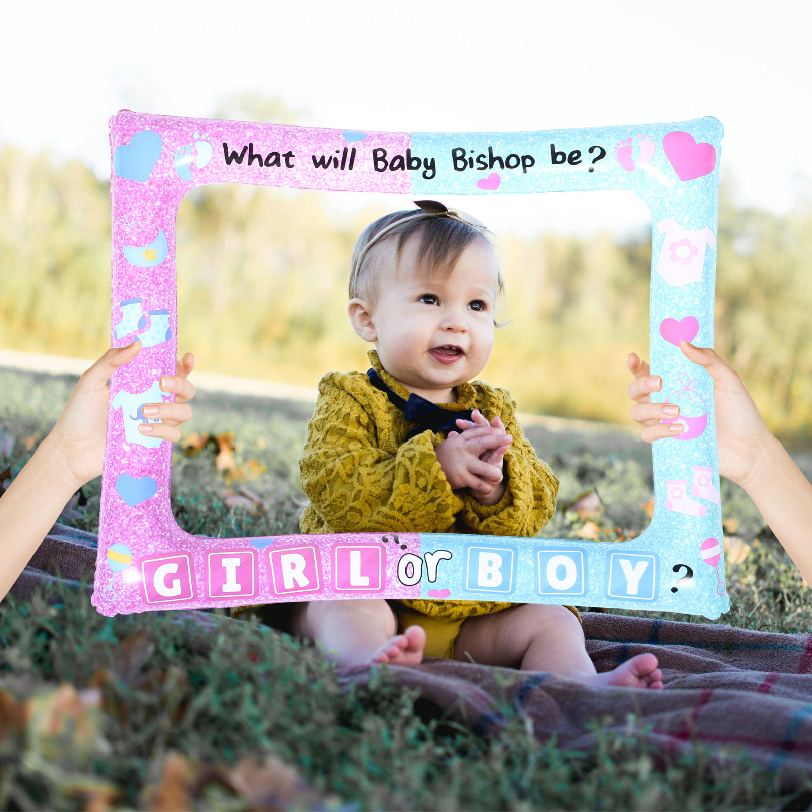 Baby Gender Reveal Photo Booth - Photo Booth Prop recension och pris