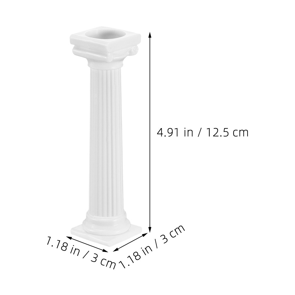 4Pcs Roman Column Cake Pillars - Wedding Support recension och pris