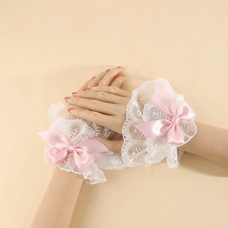 Sweet  Lolita Lace Bowknot Wri - Wedding Supply List recension och pris