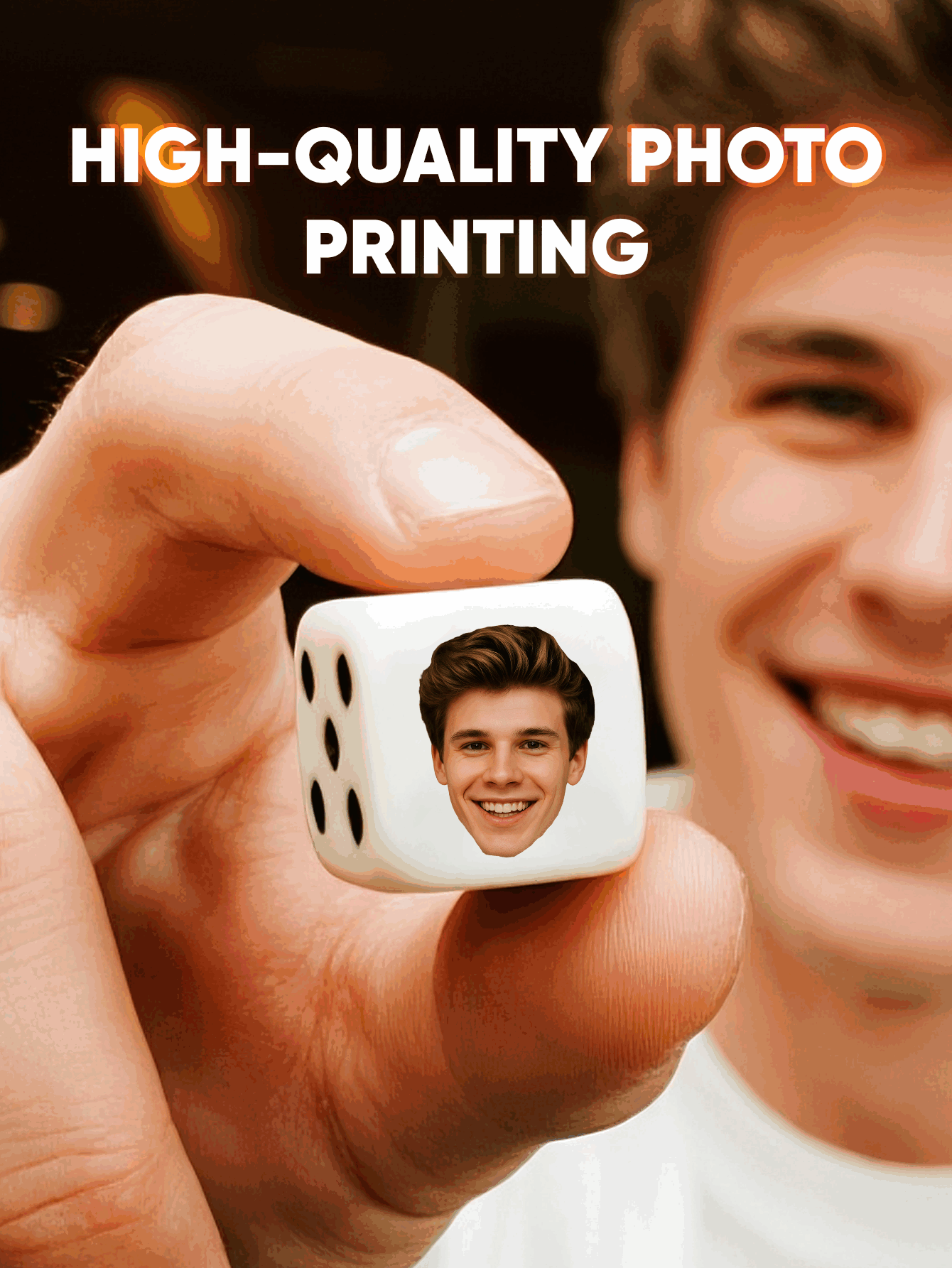 Custom Face Dice Personalized  - Wedding Souvenir recension och pris