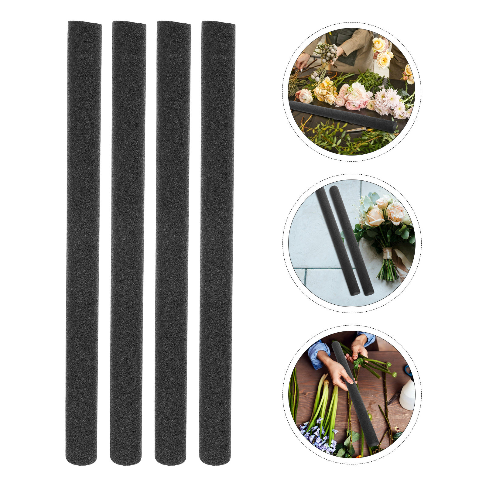 8Pcs Floral Foam Rods Black 1. - Wedding Floral Supply recension och pris