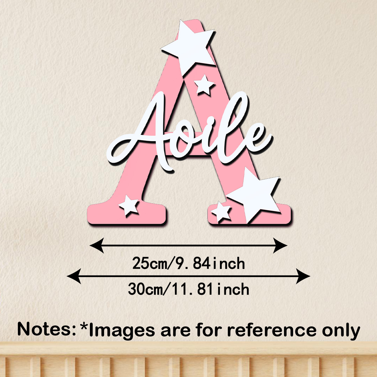 1pc Custom Star Initial Wooden - Wedding Souvenir recension och pris