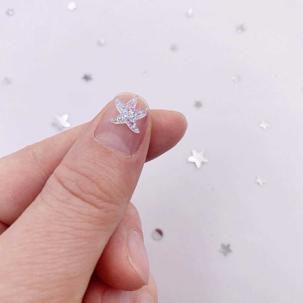 10mm Mini Shiny Star Nail Art  - Wedding Superstar recension och pris