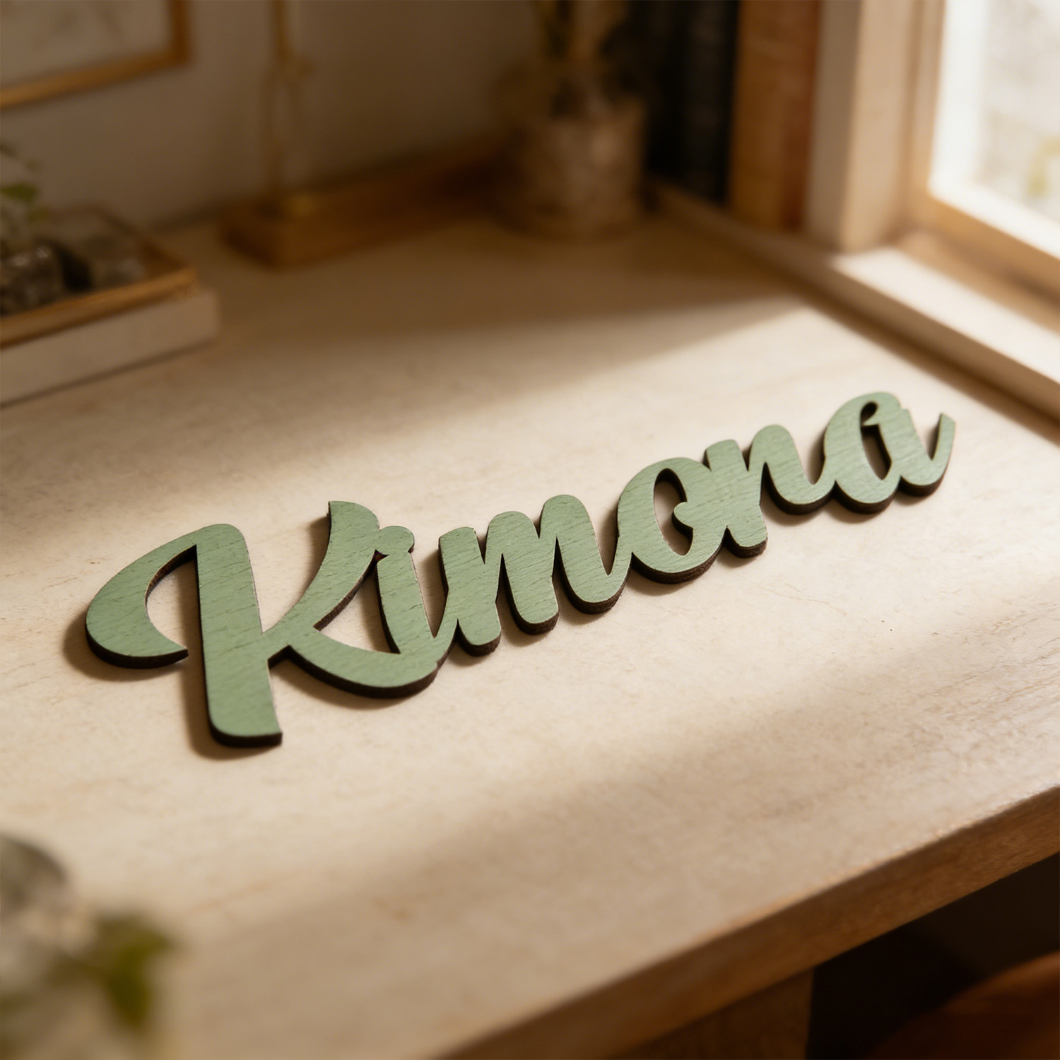 1pc Customized wooden wall dec - Wedding Souvenir recension och pris