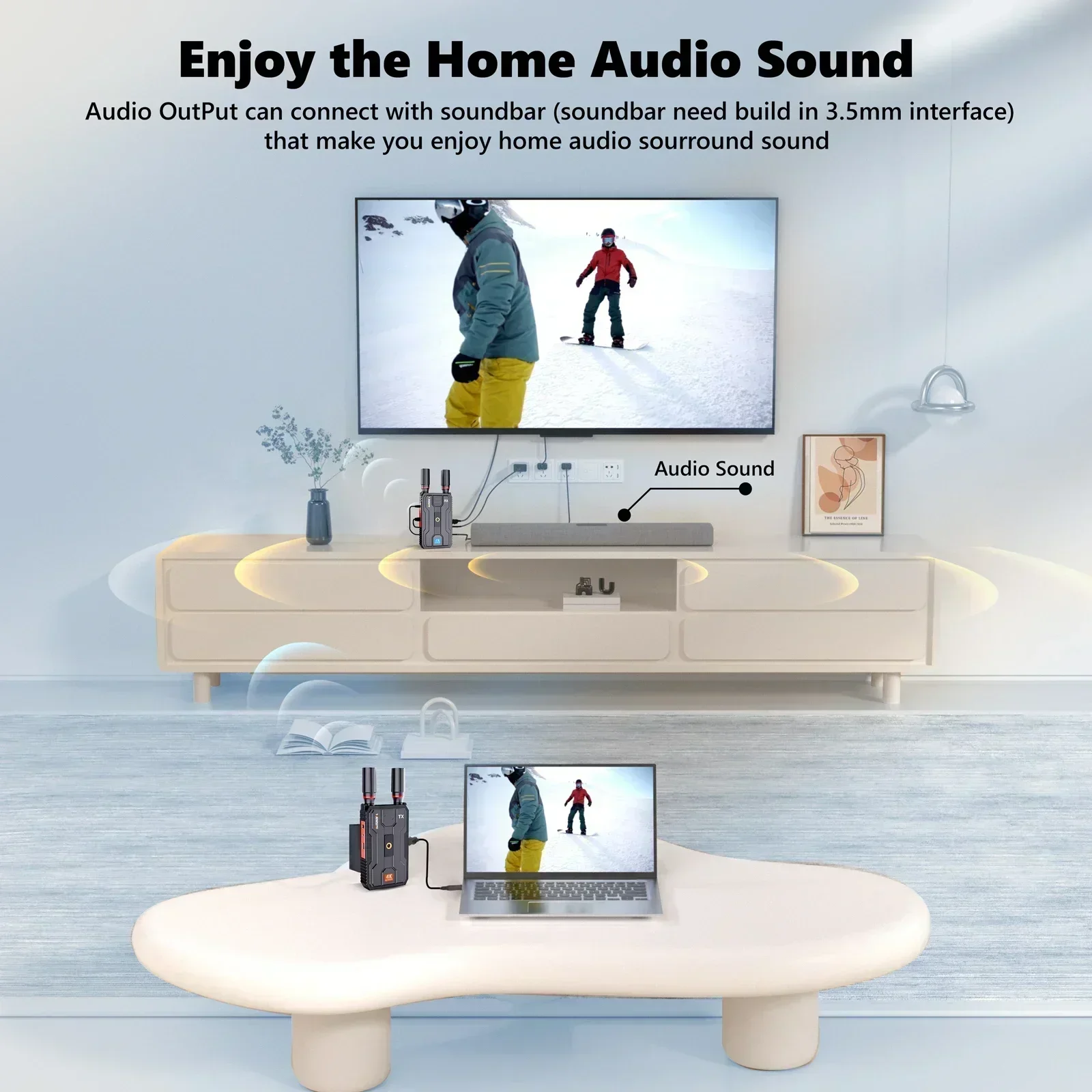 400m 5G 4K Wireless Video Tran - Wedding Support recension och pris