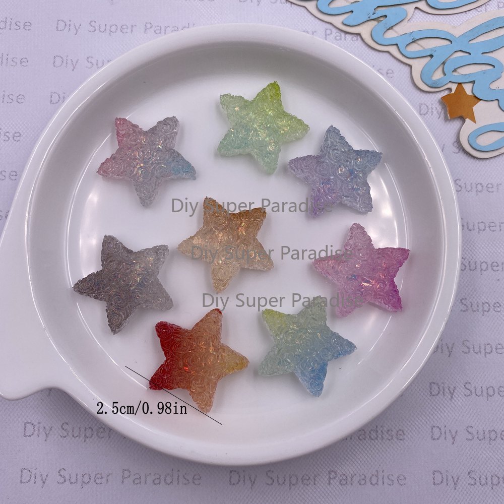 10PCS Resin Clear Candy Color  - Wedding Superstar recension och pris