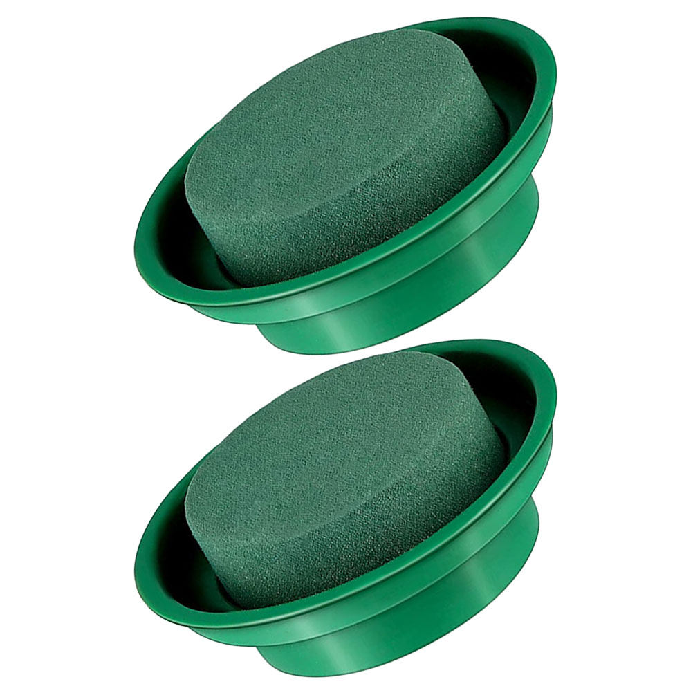 2Pcs Round Floral Mud Floral A - Wedding Floral Supply recension och pris