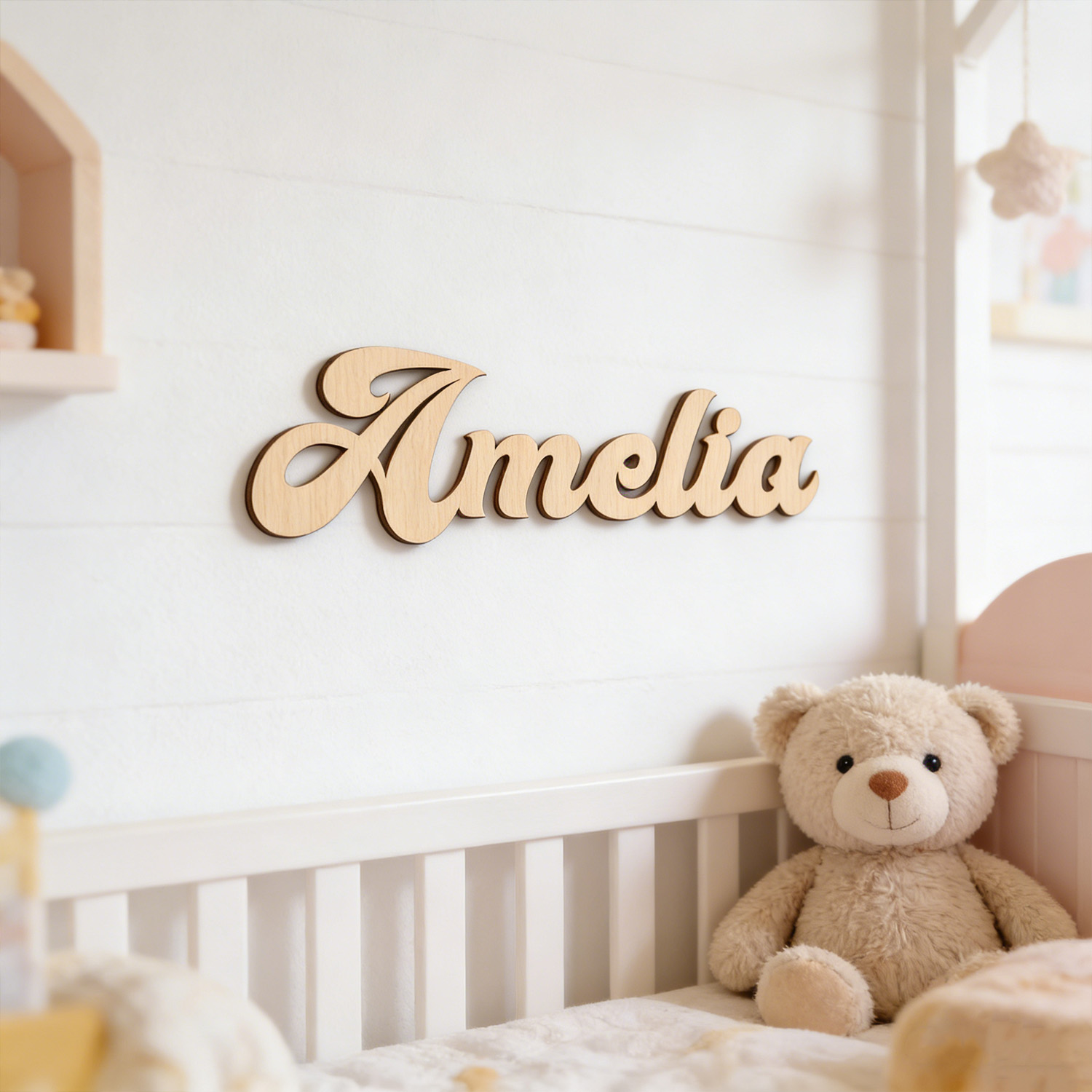 1pc Customized wooden wall dec - Wedding Souvenir recension och pris