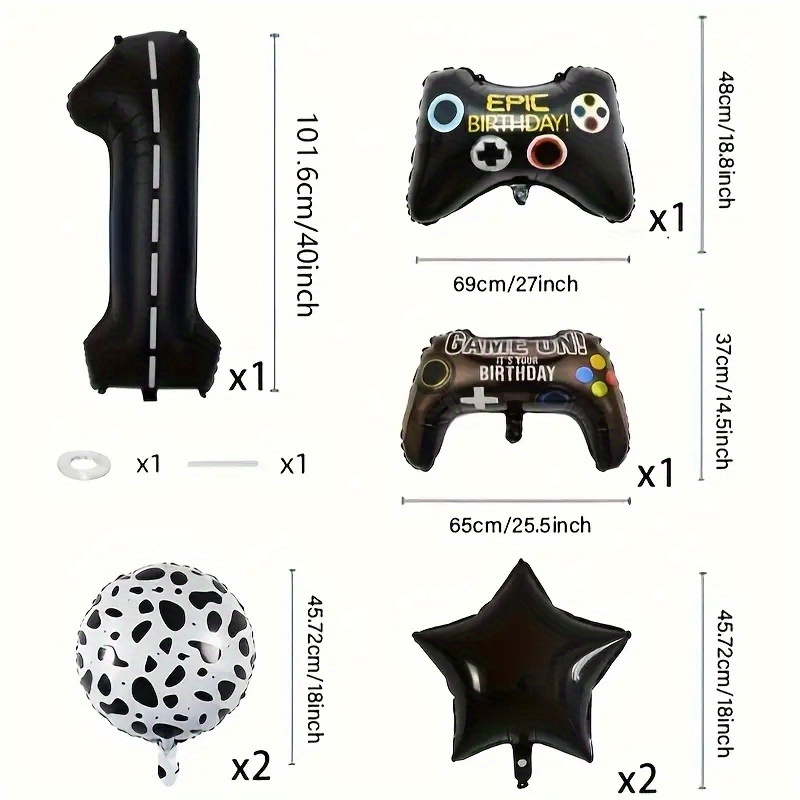 9pcs Gamepad Balloons Game on  - Wedding Supply Online recension och pris