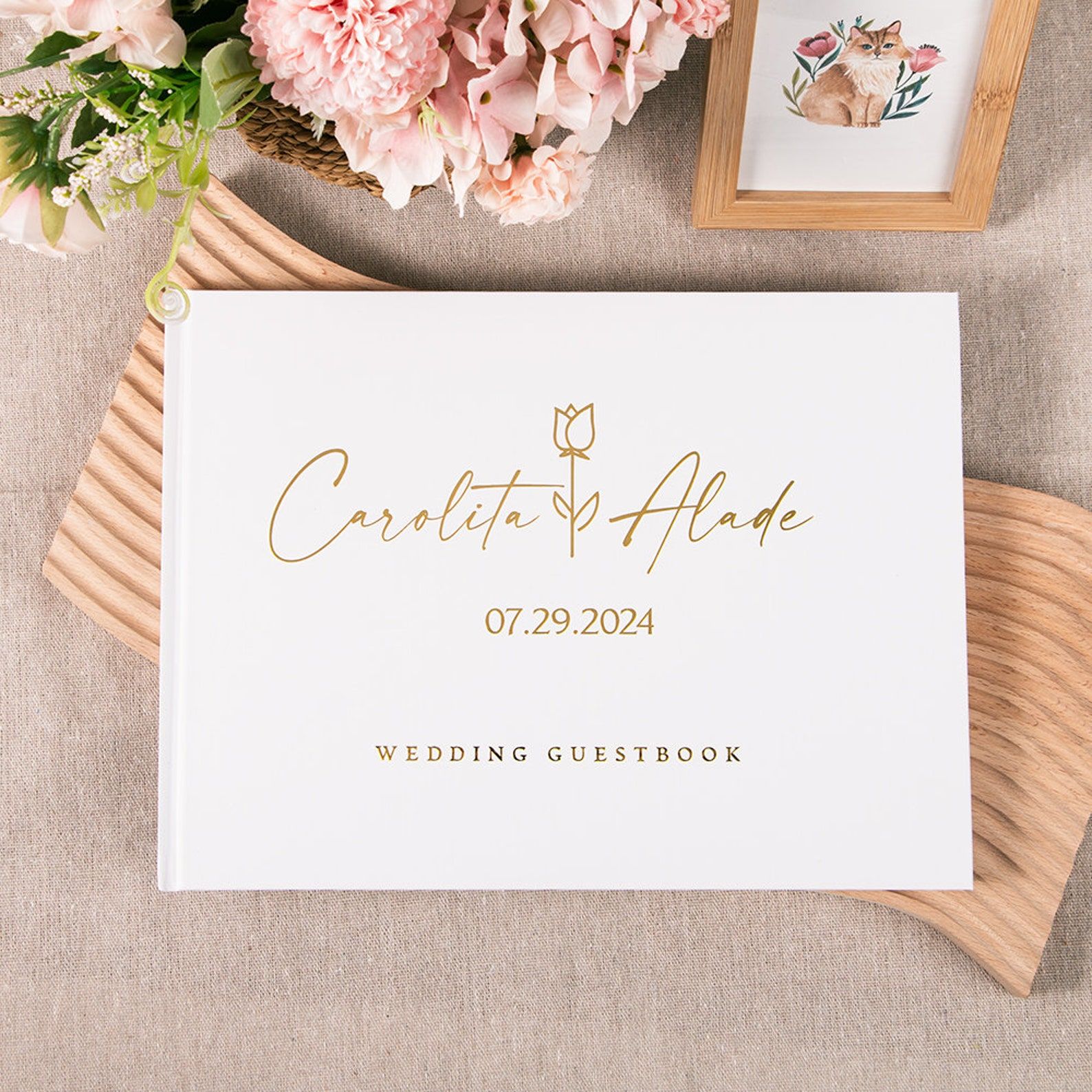 Custom Wedding Guestbook Perso - Wedding Supply List recension och pris