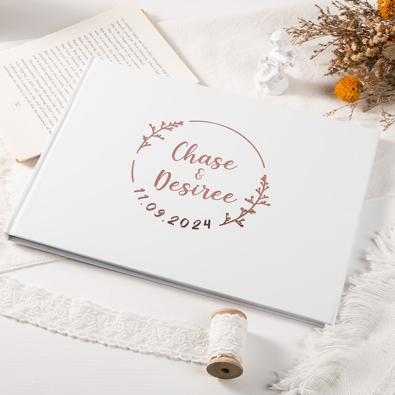Custom Wedding Guestbook Perso - Wedding Supply List recension och pris